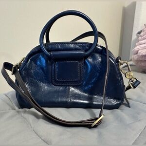 Hobo Sheila Mini Bag in Sapphire Leather